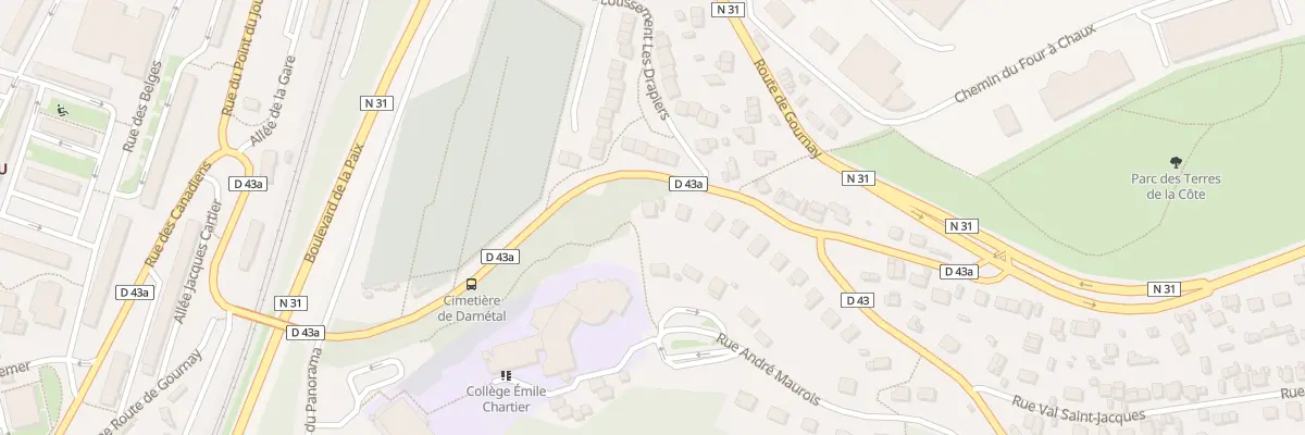 Plan du 2 Rue de la Table de Pierre à Darnétal