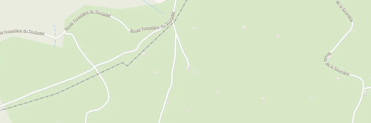 Plan du 5001 Goute de la Croux à Sentenac-d’Oust