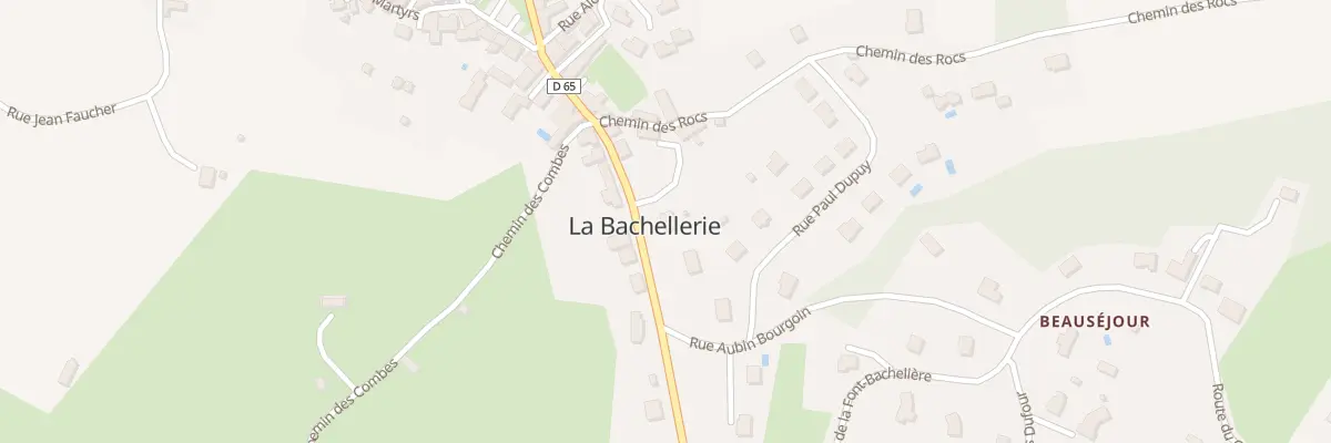 Plan du 35 Rue de la République à La Bachellerie