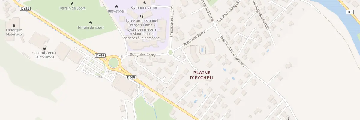 Plan du 53 Rue Toulouse Lautrec à Saint-Girons