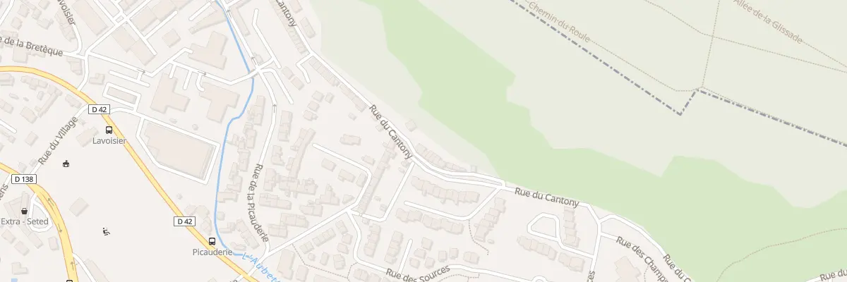 Plan du 12 Rue Cantony à Saint-Léger-du-Bourg-Denis
