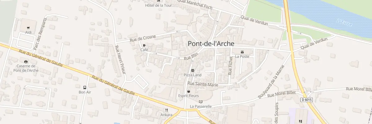 Plan du 1 Rue Blin à Pont-de-l’Arche