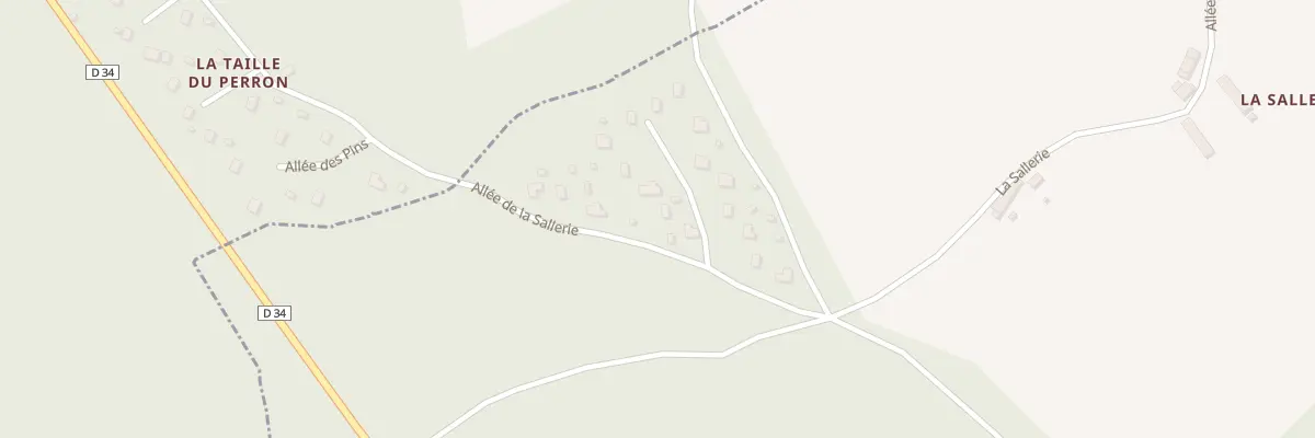 Plan du 1 Imp du Lot de la Sallerie à Renay