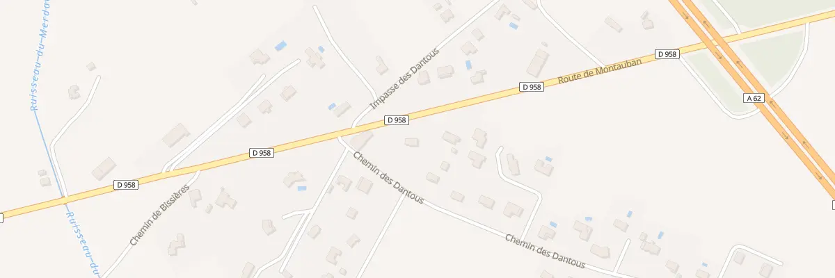 Plan du 1540 Rte de Montauban à Castelsarrasin