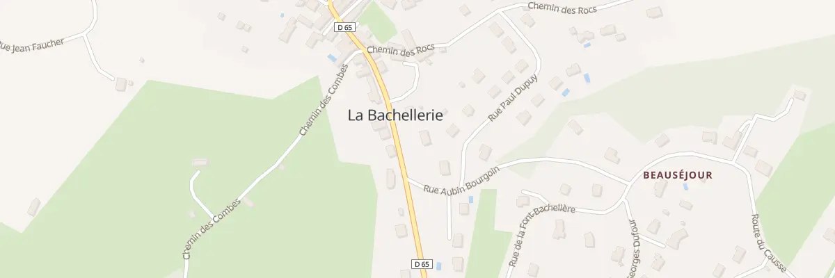 Plan du 37 Rue de la République à La Bachellerie
