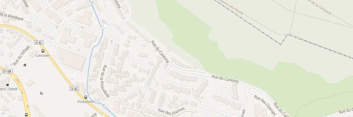 Plan du 10 Rue Cantony à Saint-Léger-du-Bourg-Denis