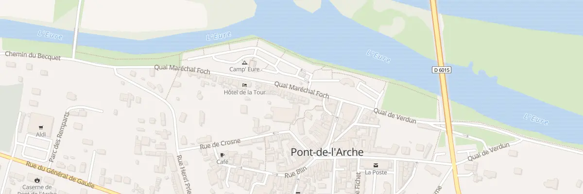 Plan du 17 Quai Maréchal Foch à Pont-de-l’Arche