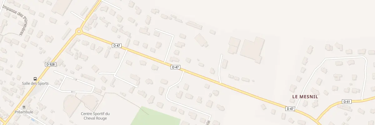 Plan du 916 Rue du Mesnil à Isneauville