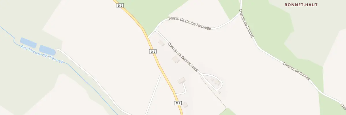 Plan du 80 Che de Bonnet Haut à Durfort-Lacapelette