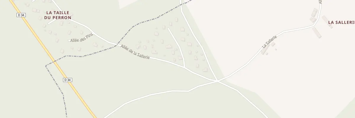 Plan du 6 All de la Sallerie à Renay