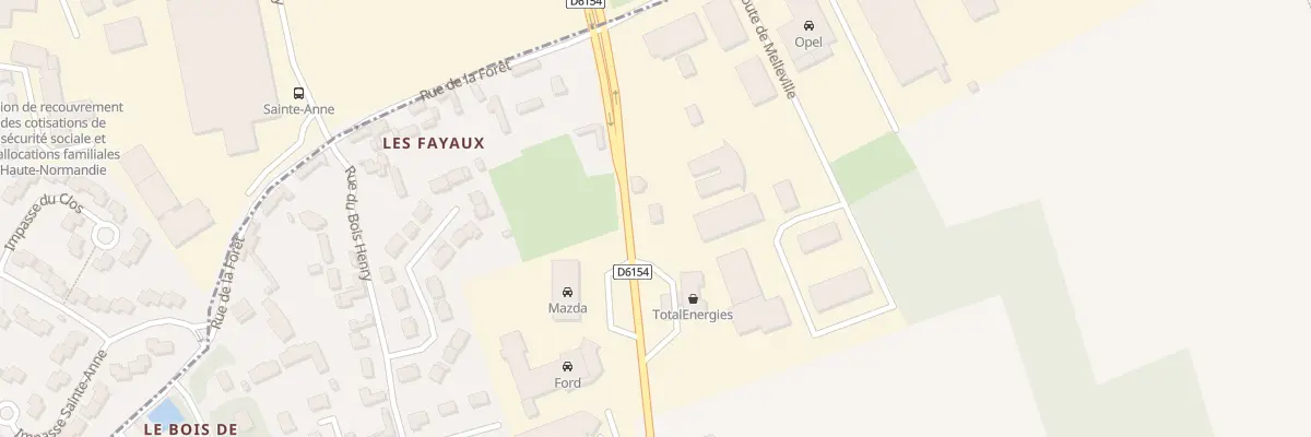 Plan du 6 Rte d’Orleans à Angerville-la-Campagne