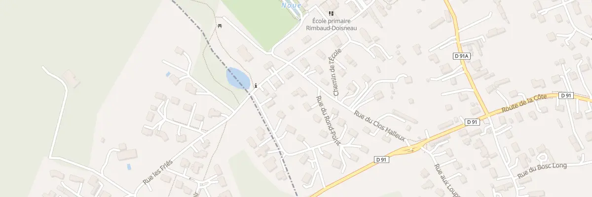Plan du 5 Rue du Clos Halleux à Saint-Aubin-Celloville