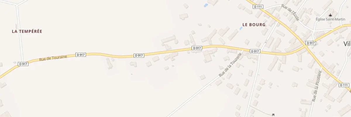 Plan du 19 Rue de Touraine à Lignières