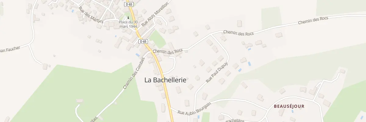 Plan du 6 Che Chemin des Rocs à La Bachellerie