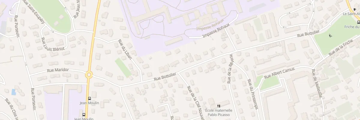 Plan du 21 Rue Bottolier à Évreux