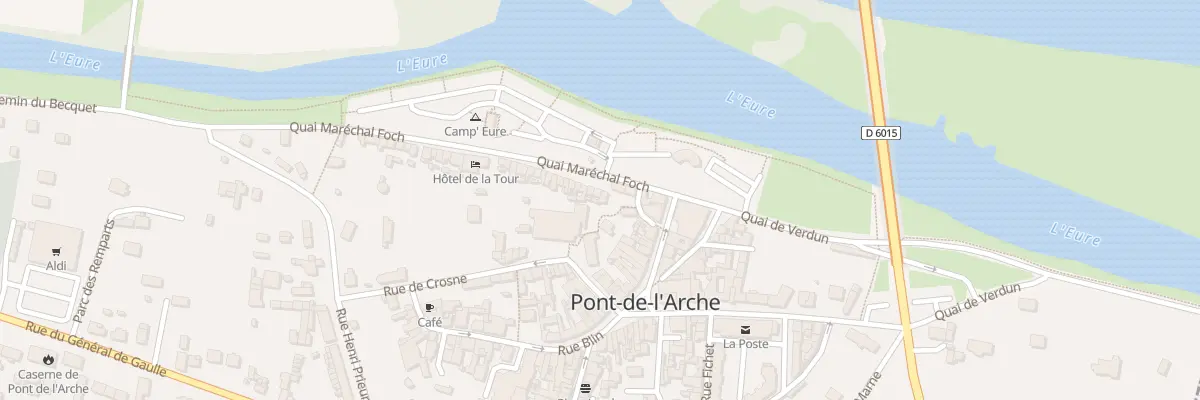 Plan du 9 Quai Maréchal Foch à Pont-de-l’Arche