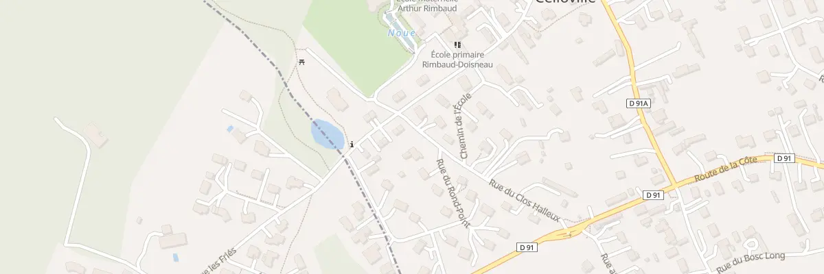 Plan du 10 Rue de la Mairie à Saint-Aubin-Celloville