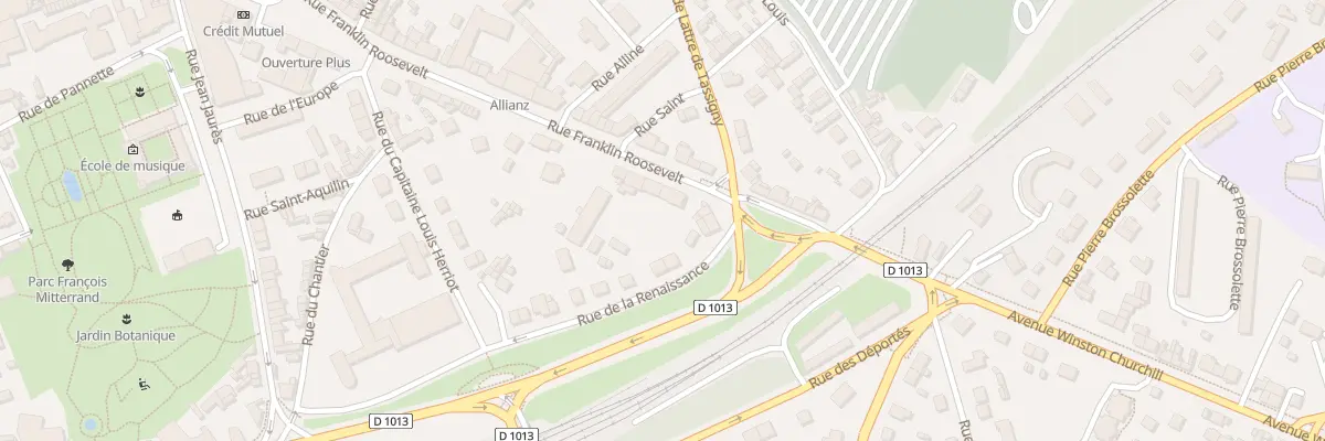 Plan du 56 Rue Franklin D Roosevelt à Évreux