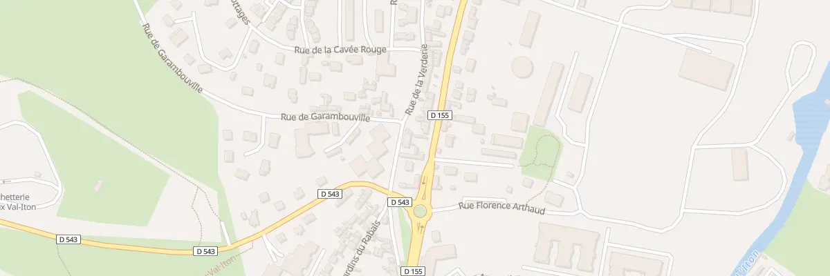 Plan du 43Q Rue du Fbg St-Leger à Évreux