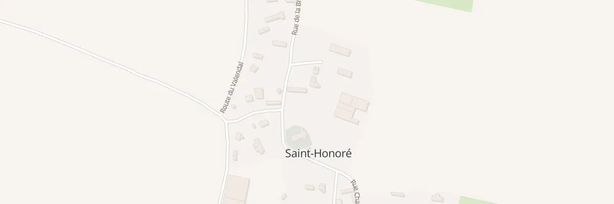 Plan du 6 Rue de la Brocante à Saint-Honoré