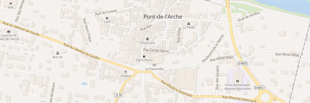 Plan du 14 Rue Sainte Marie à Pont-de-l’Arche