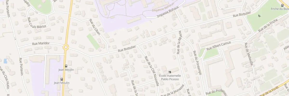 Plan du 20 Rue Bottolier à Évreux