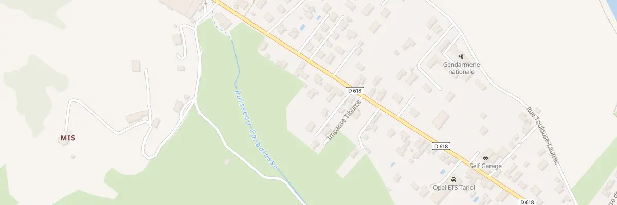 Plan du 34 Av de la Résistance à Saint-Girons