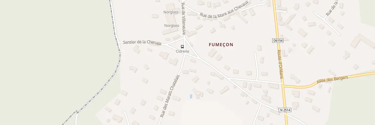 Plan du 1 Rue des Marais Chatelais à Guichainville