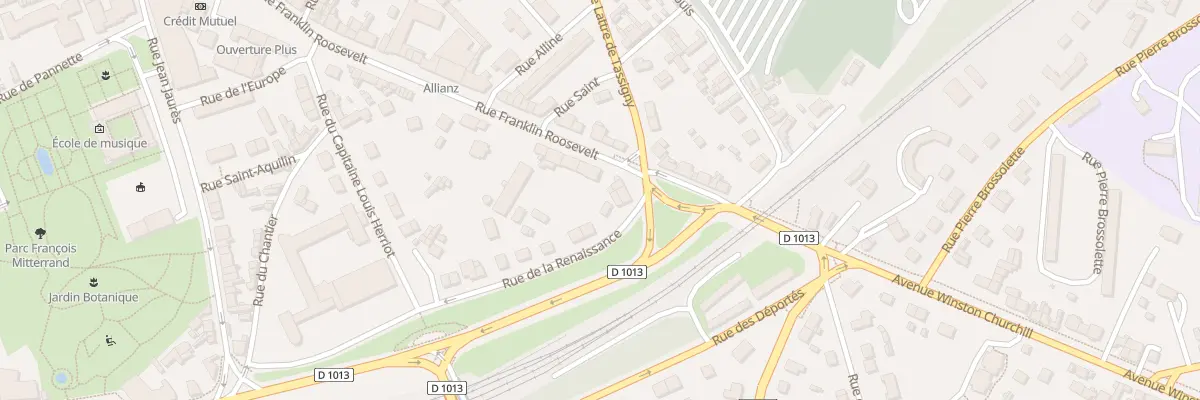 Plan du 58 Rue Franklin D Roosevelt à Évreux