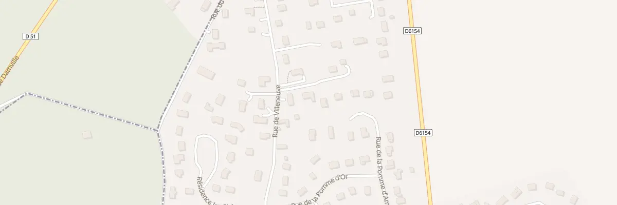 Plan du 36 Rue de Villeneuve à Guichainville