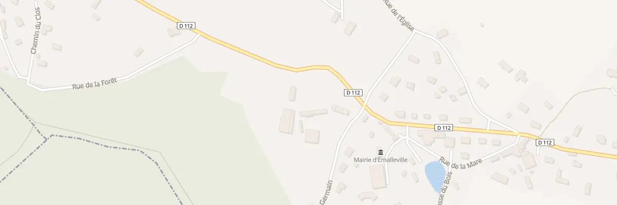 Plan du 1 Rue de Sandricourt à Émalleville