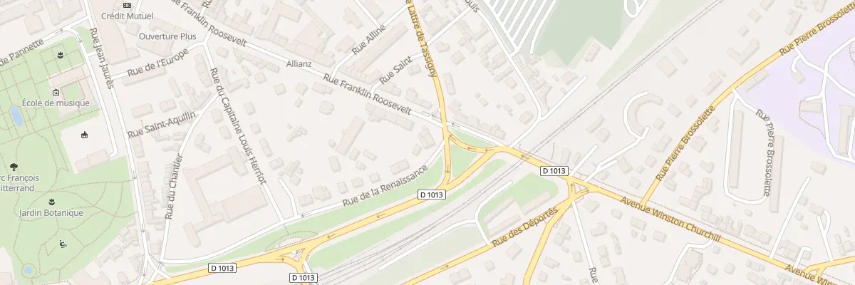 Plan du 60 Rue Franklin D Roosevelt à Évreux