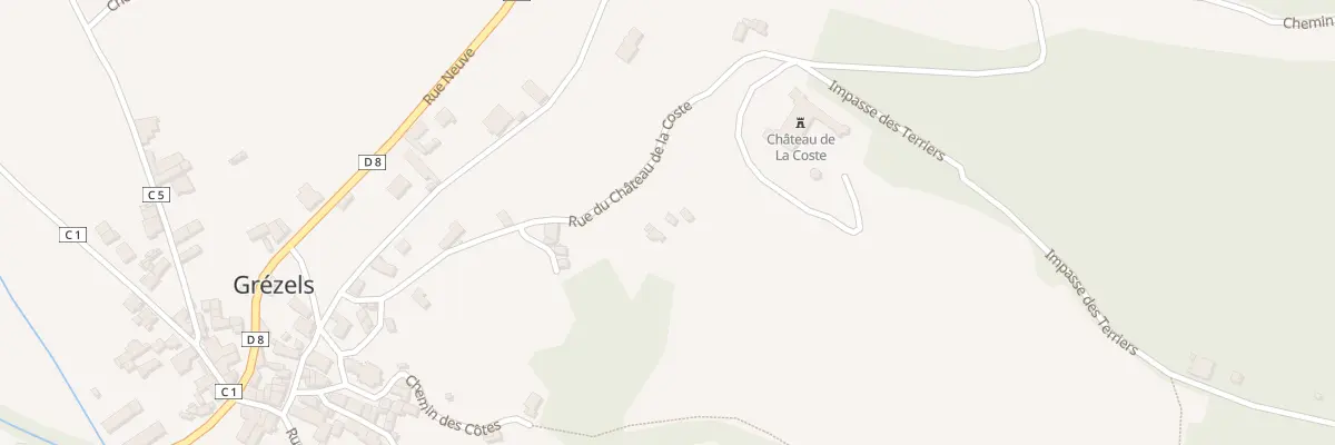 Plan du 5076F Rue du Chateau à Grézels