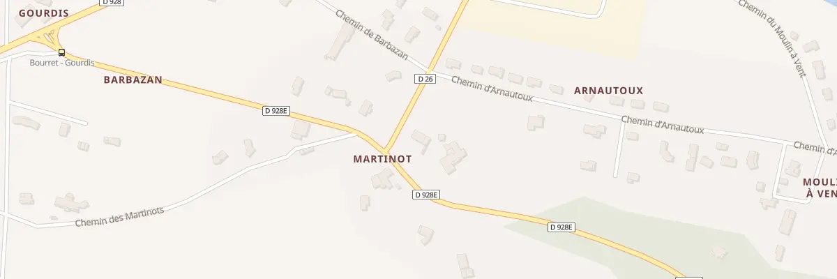 Plan du 5364 Arnautoux à Bourret