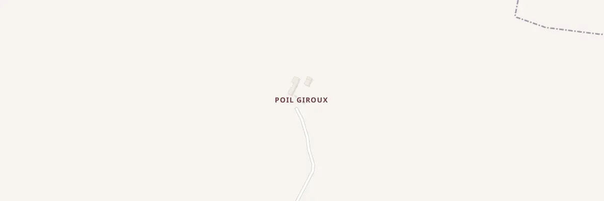 Plan du 1 Poil Giroux à Ruan-sur-Egvonne