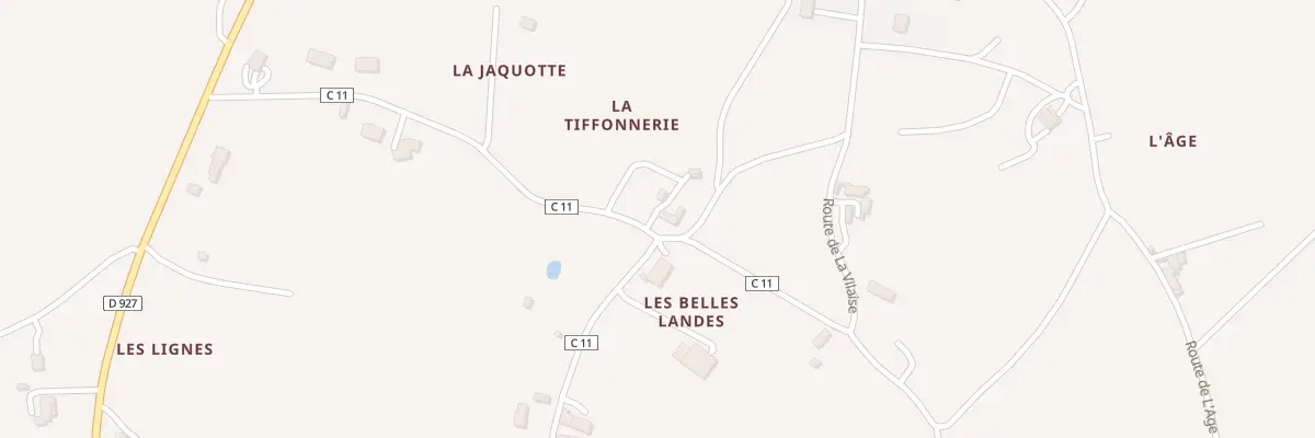 Plan du 5635 La Tiffonnerie à Bélâbre
