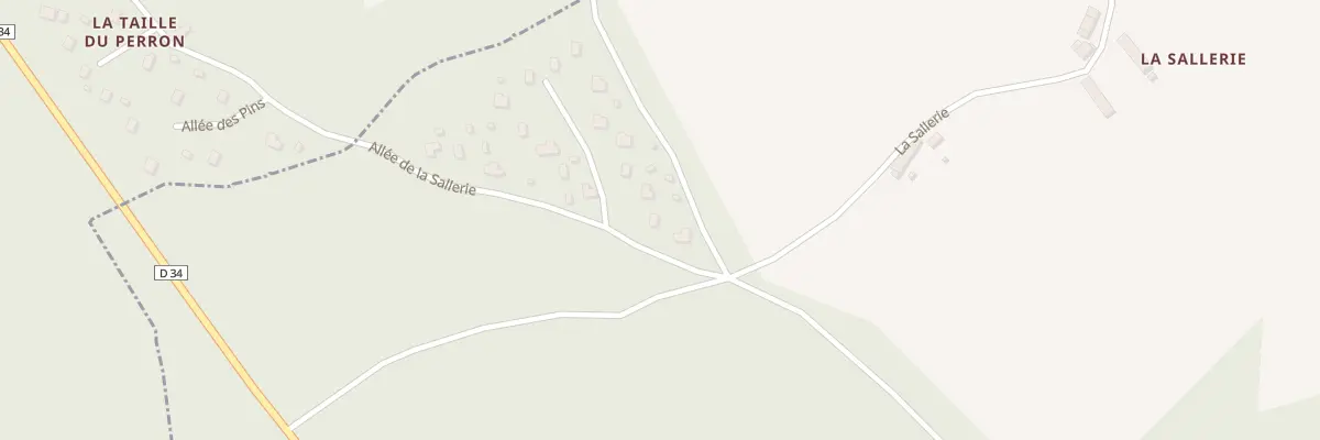Plan du 4 All de la Sallerie à Renay