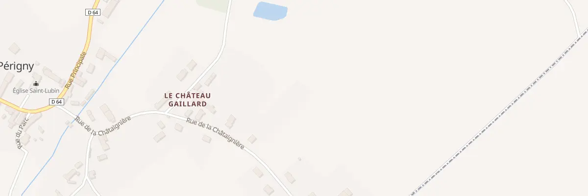 Plan du 14 Rue de la Chataignière à Périgny