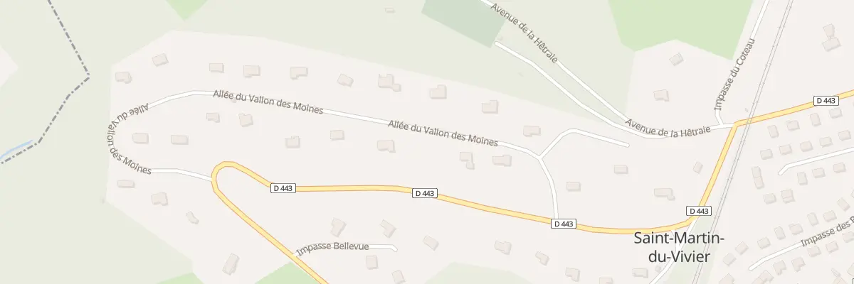Plan du 175 All du Vallon des Moines à Saint-Martin-du-Vivier