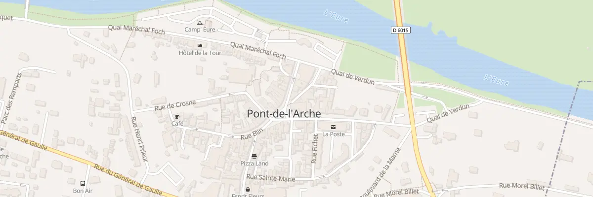 Plan du 1 Pl Hyacinthe Langlois à Pont-de-l’Arche