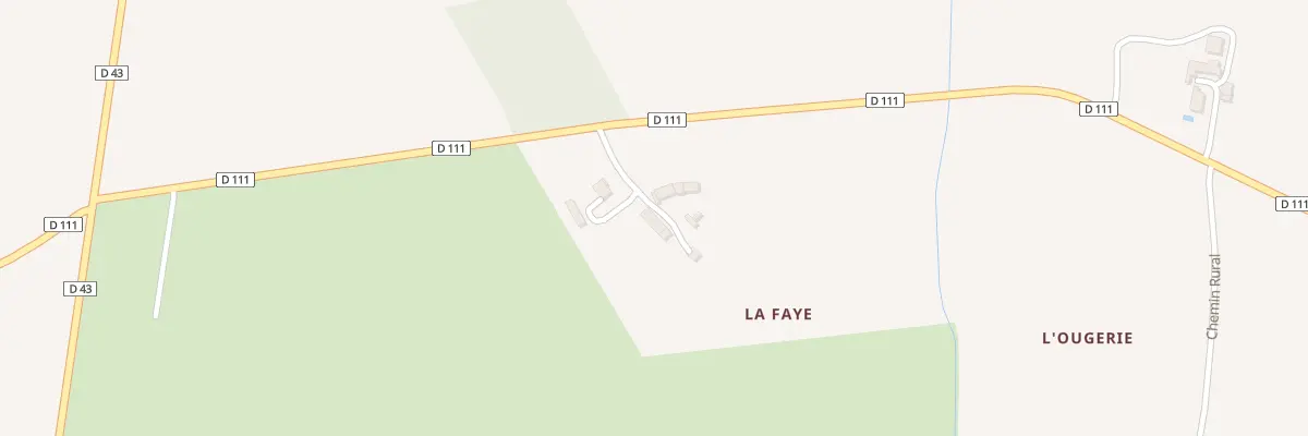 Plan du 5165 La Faye à Paulnay