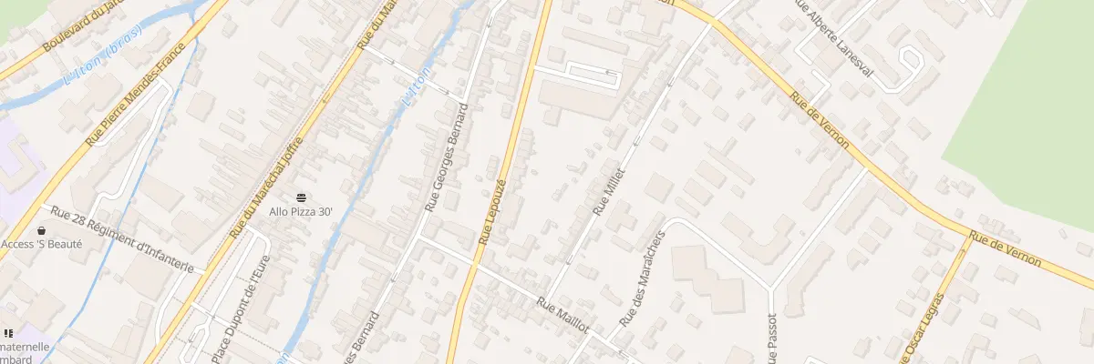 Plan du 48 Rue Lépouzé à Évreux