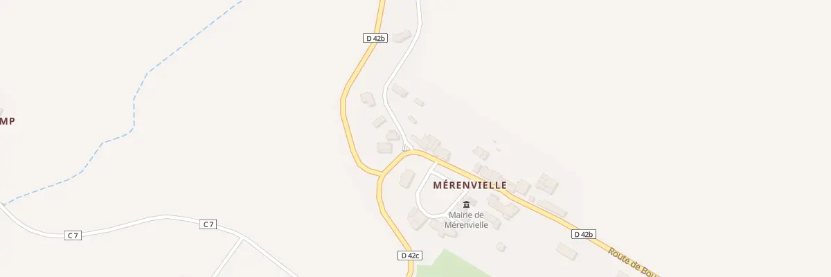 Plan du 1 Rte de Bouconne à Mérenvielle