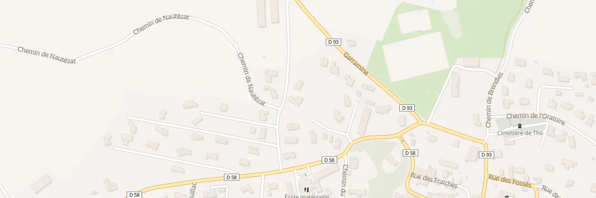 Plan de Mestuguet à Thil