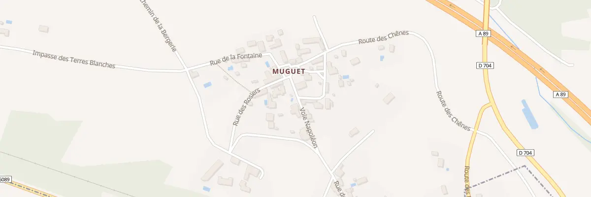 Plan du 119 Muguet à Saint-Rabier