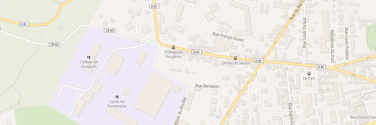 Plan du 100 Rue Massacre à Louviers