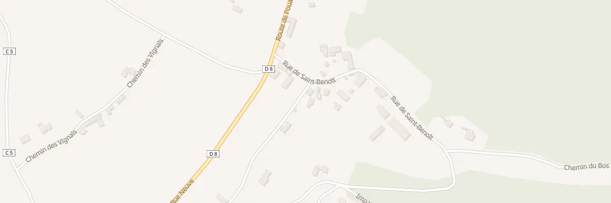 Plan du 35 Imp de Saint-Benoît à Grézels