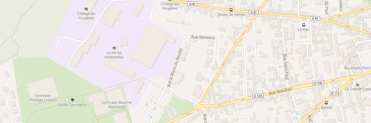 Plan du 4 Rue le Blanc du Roullet à Louviers