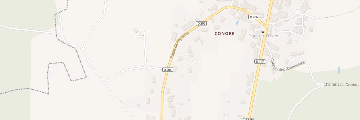 Plan du 23 Rte de Peyrilhac à Peyrilhac