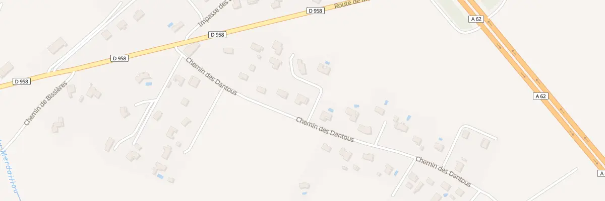 Plan du 243 Che des Dantous à Castelsarrasin